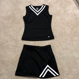 Blank black Cheer Uniform